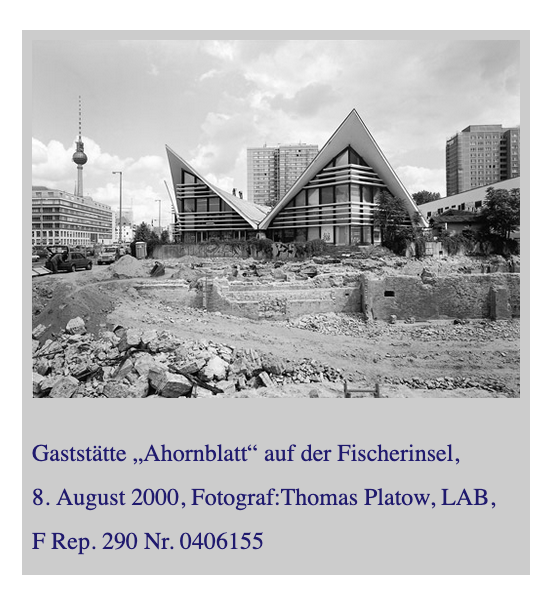 Gaststätte "Ahornblatt"